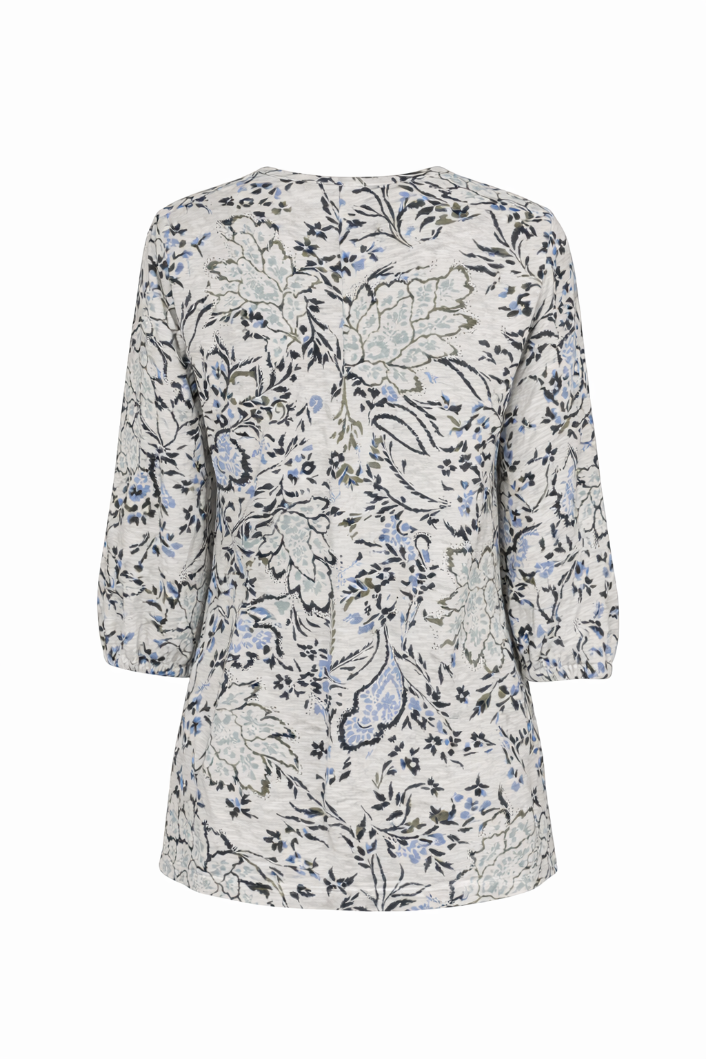 Botanical V-Neck Blouse | FRANSA