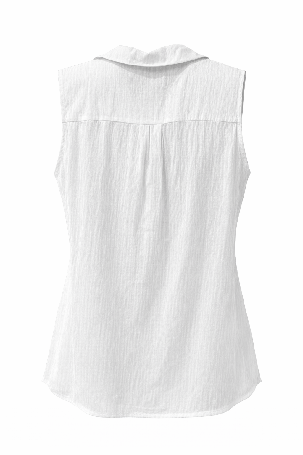 Sleeveless Collared Lightweight Blouse / ICHI
