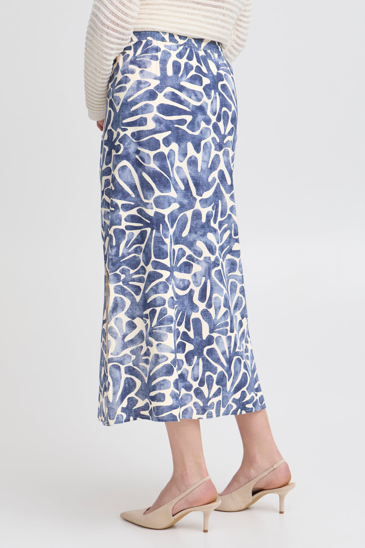 Relaxed Fit Full-Length Skirt | FRANZA image 3