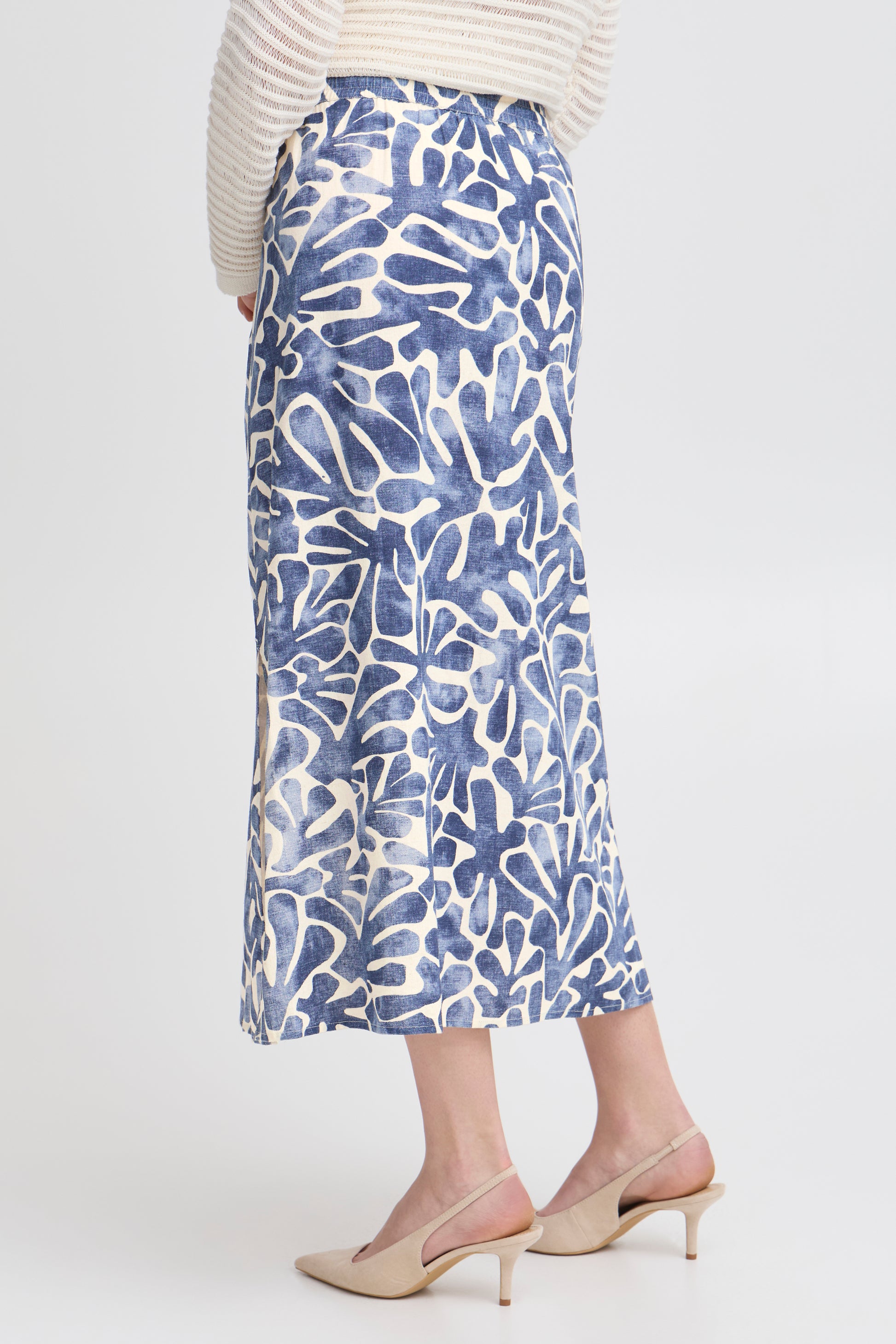 Relaxed Fit Full-Length Skirt | FRANZA image 3