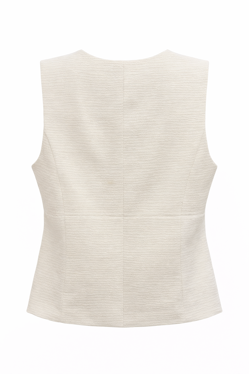 Almond Milk Tailored Vest | ICHI