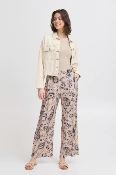 Straight Leg Trousers – Relaxed Fit | FRANSA image 5