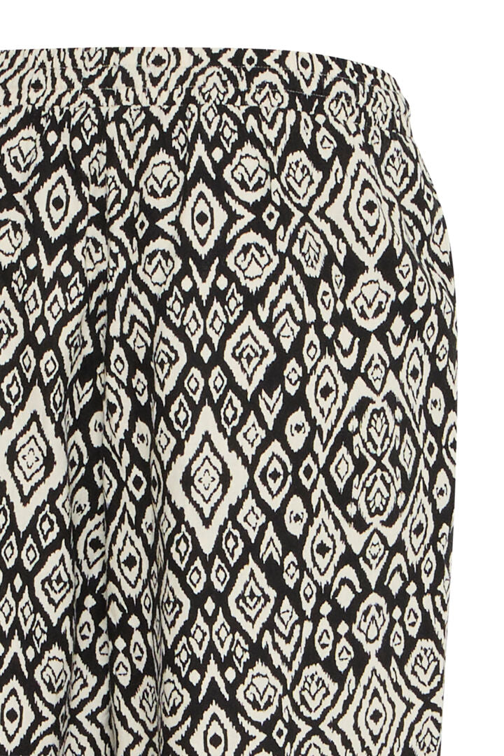 Black Diamond Pull-On Trousers for Women | ICHI