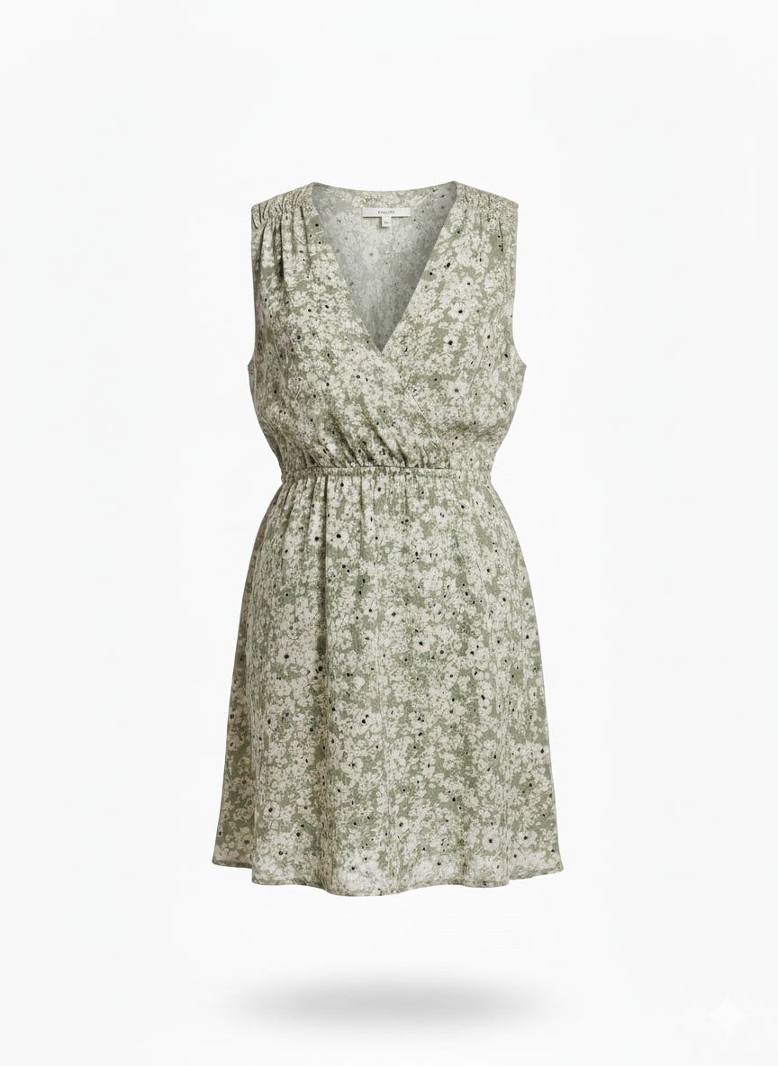 Breezy Knee-Length Dress | ICHI