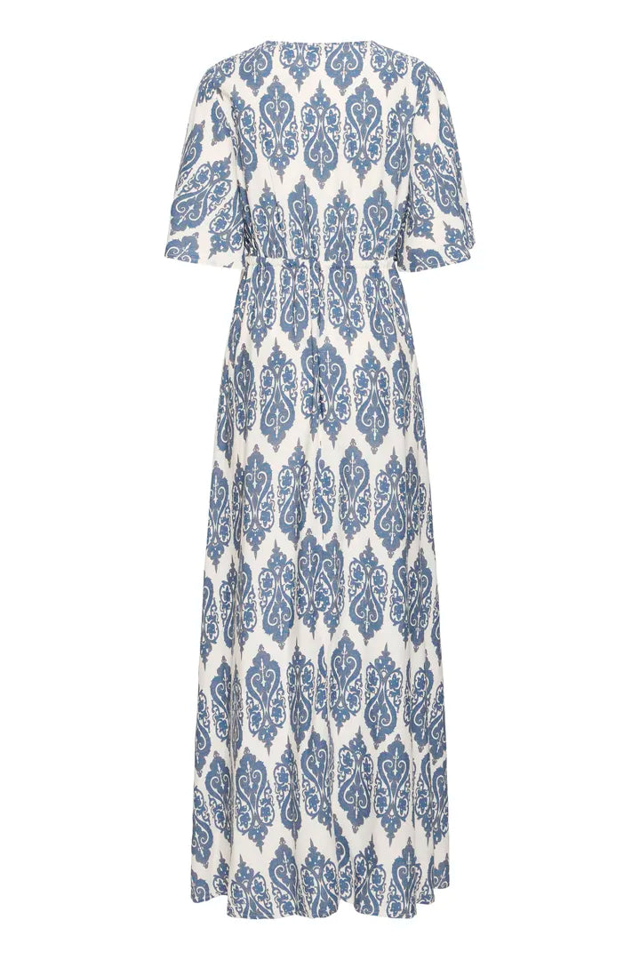 Long Kaftan Dress With Drawstring | b.young